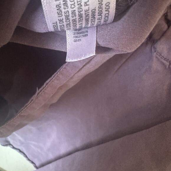 Knox Rose Purple Jacket Lagenlook Open Front Lightweight Utility Lyocell Size L - Picture 10 of 10